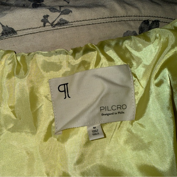 Rylie Bomber Jacket By Pilcro/Anthropologie, M,  Cropped, Cream $158 New NWT - Picture 4 of 12